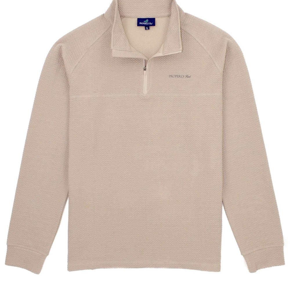 properly tied Mens palmetto pullover canvas